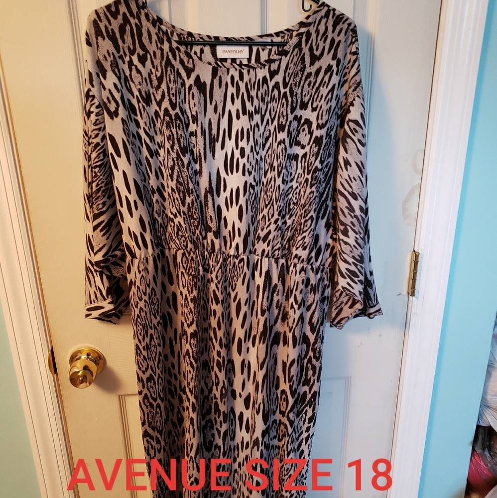 Sleek Animal Print Dress